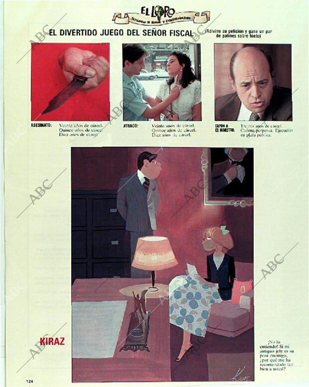 BLANCO Y NEGRO MADRID 21-05-1989 página 124