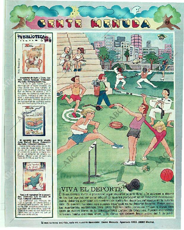 BLANCO Y NEGRO MADRID 21-05-1989 página 125