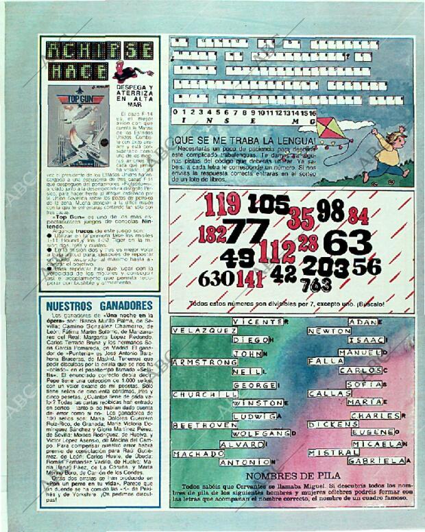 BLANCO Y NEGRO MADRID 21-05-1989 página 126