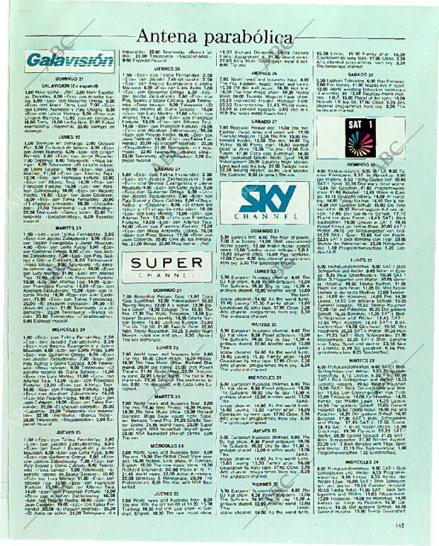 BLANCO Y NEGRO MADRID 21-05-1989 página 145