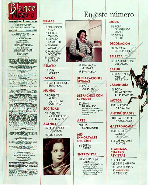 BLANCO Y NEGRO MADRID 21-05-1989 página 3