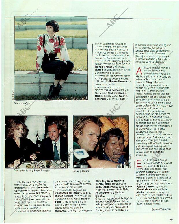 BLANCO Y NEGRO MADRID 21-05-1989 página 49