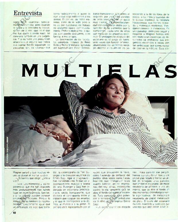 BLANCO Y NEGRO MADRID 21-05-1989 página 82