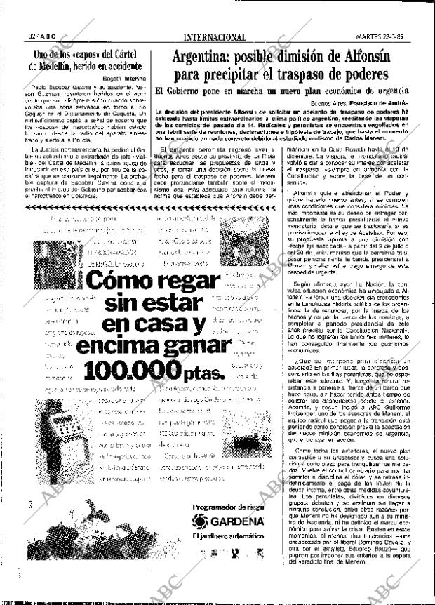 ABC SEVILLA 23-05-1989 página 32