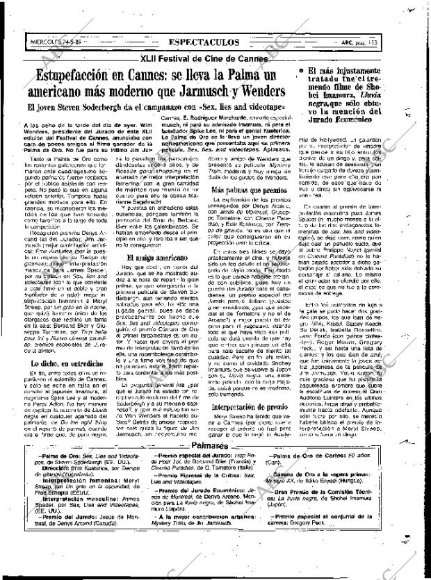 ABC MADRID 24-05-1989 página 113