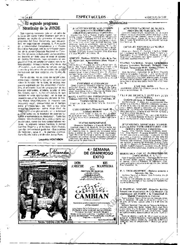 ABC MADRID 24-05-1989 página 116