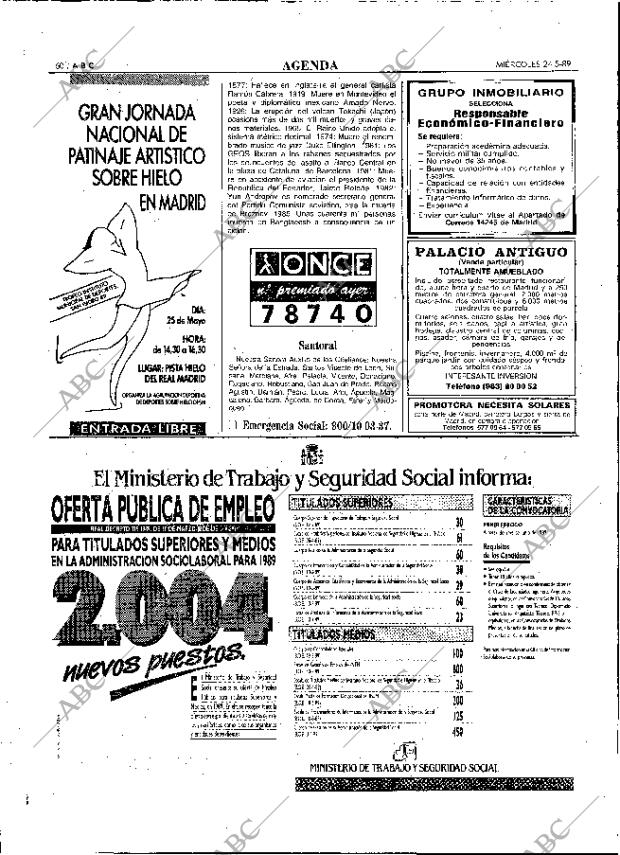 ABC MADRID 24-05-1989 página 60