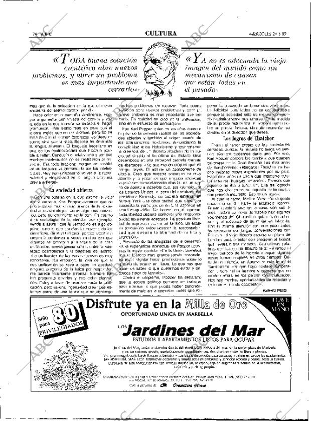 ABC MADRID 24-05-1989 página 74