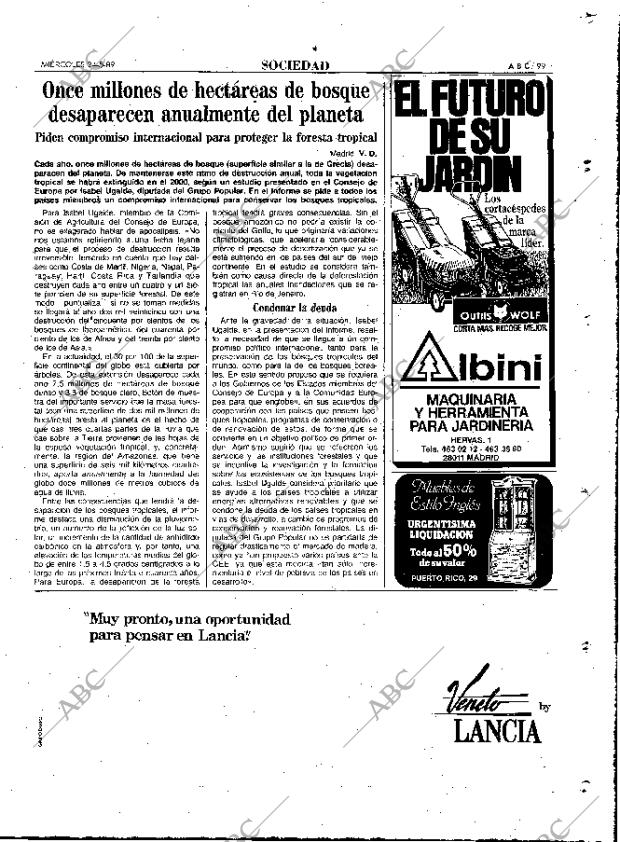 ABC MADRID 24-05-1989 página 99
