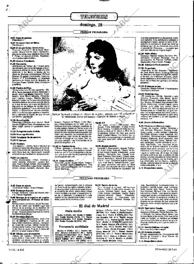 ABC MADRID 28-05-1989 página 142