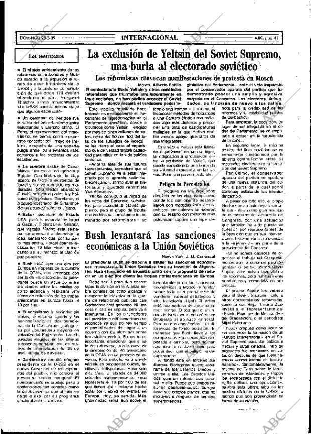 ABC MADRID 28-05-1989 página 41
