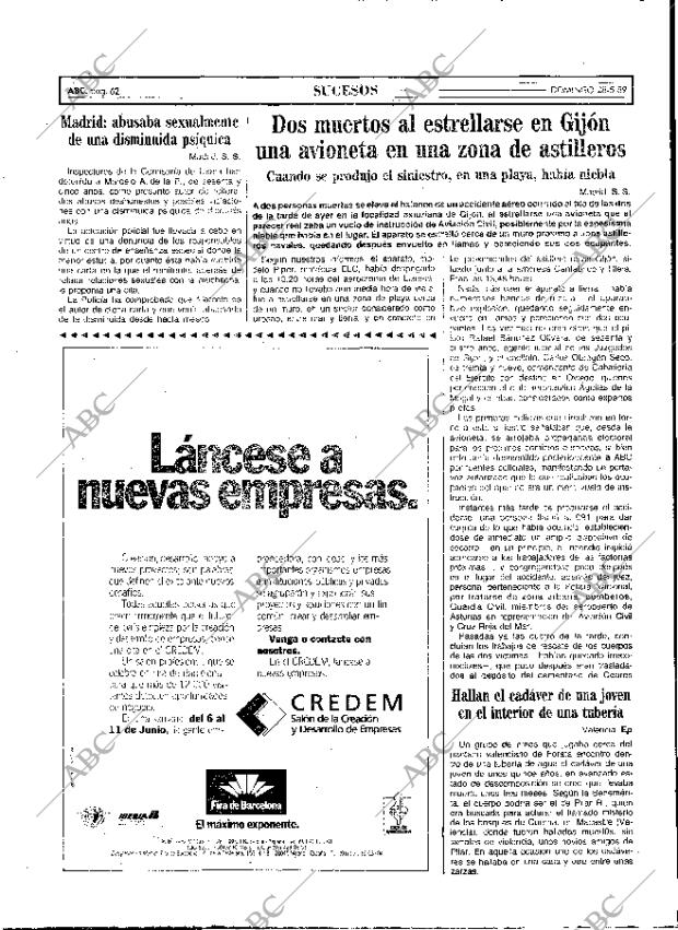 ABC MADRID 28-05-1989 página 62