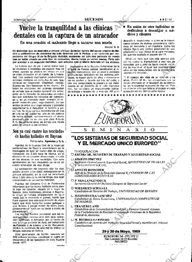 ABC MADRID 28-05-1989 página 63