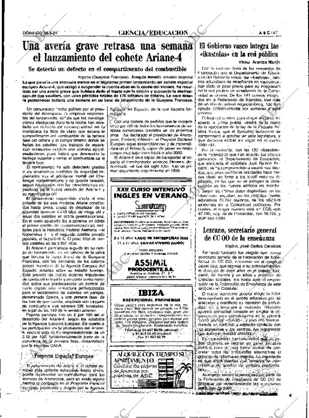 ABC MADRID 28-05-1989 página 67