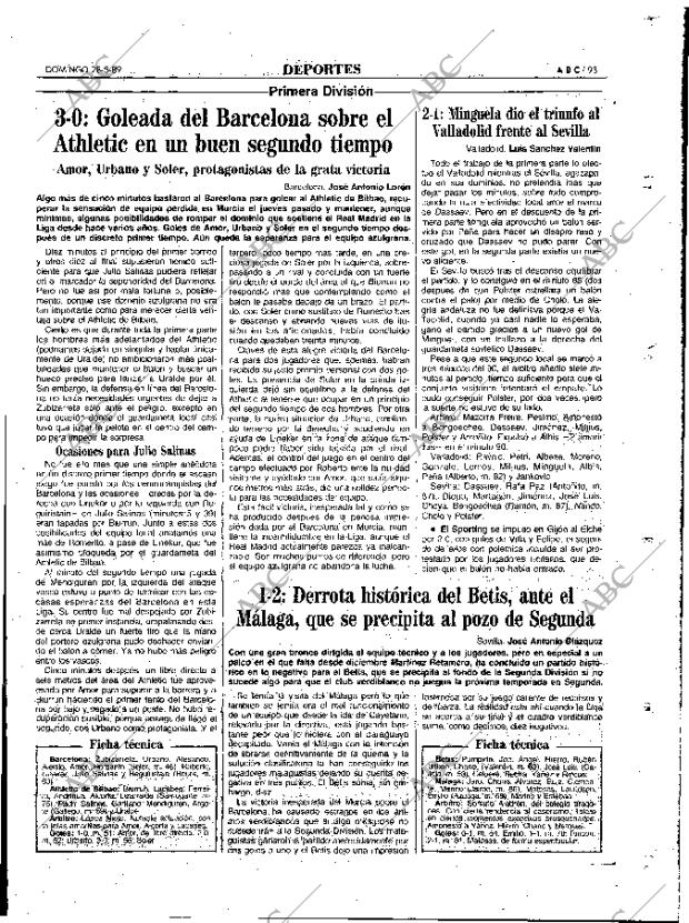 ABC MADRID 28-05-1989 página 93