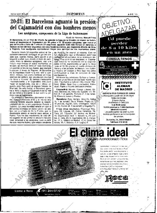 ABC MADRID 28-05-1989 página 95