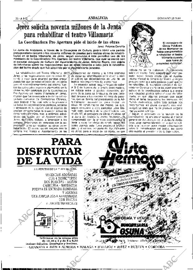 ABC SEVILLA 28-05-1989 página 38