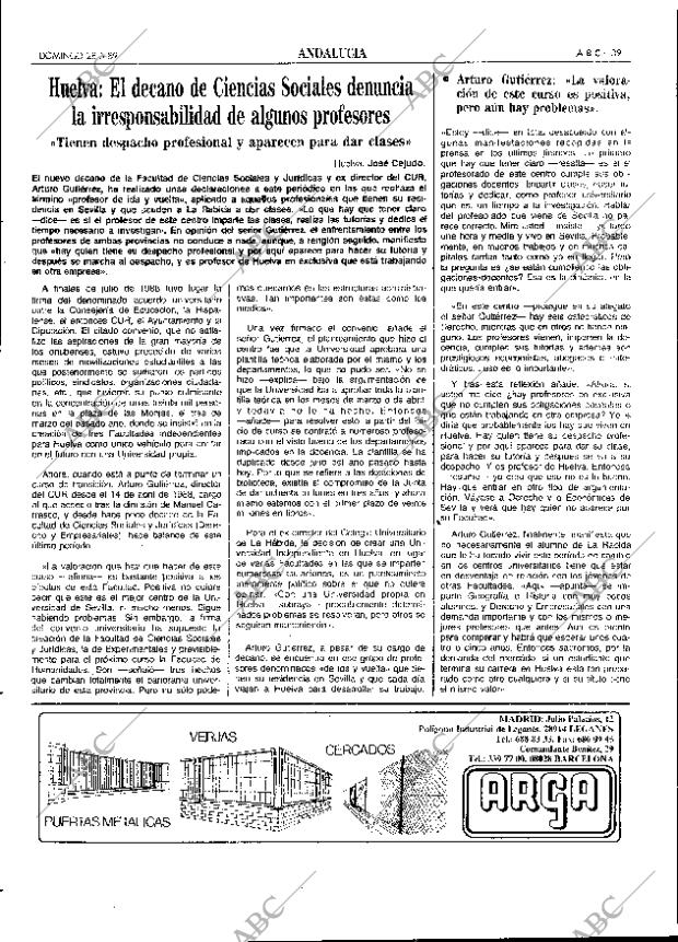 ABC SEVILLA 28-05-1989 página 39