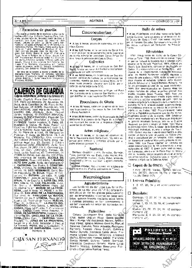 ABC SEVILLA 28-05-1989 página 42