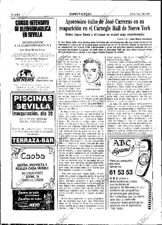 ABC SEVILLA 28-05-1989 página 94