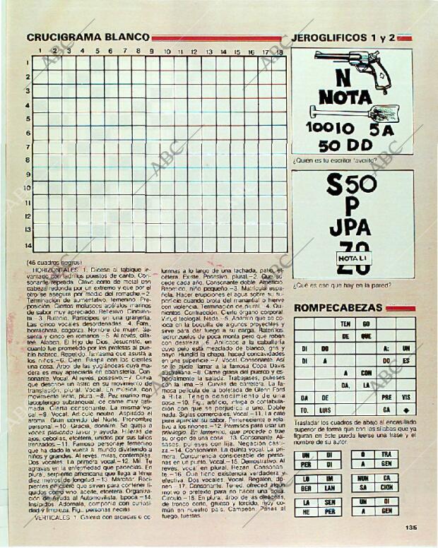 BLANCO Y NEGRO MADRID 28-05-1989 página 135