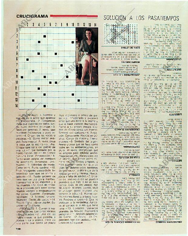 BLANCO Y NEGRO MADRID 28-05-1989 página 138