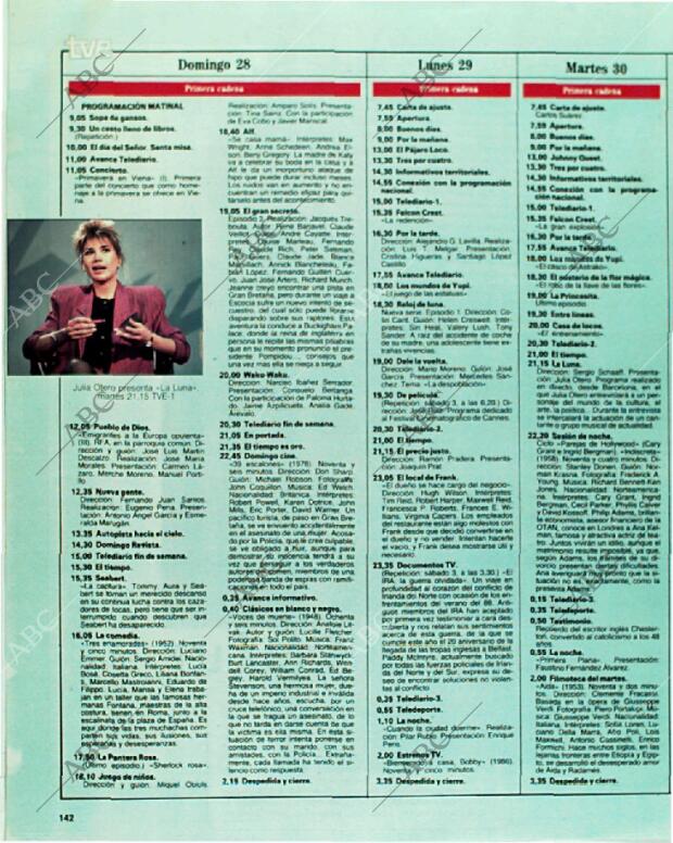 BLANCO Y NEGRO MADRID 28-05-1989 página 142