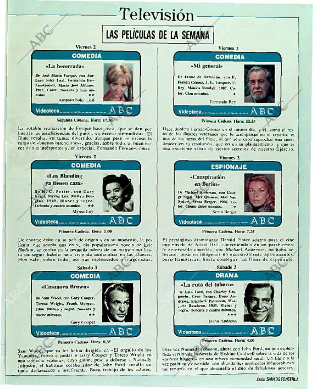 BLANCO Y NEGRO MADRID 28-05-1989 página 149