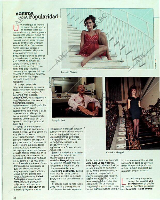 BLANCO Y NEGRO MADRID 28-05-1989 página 48