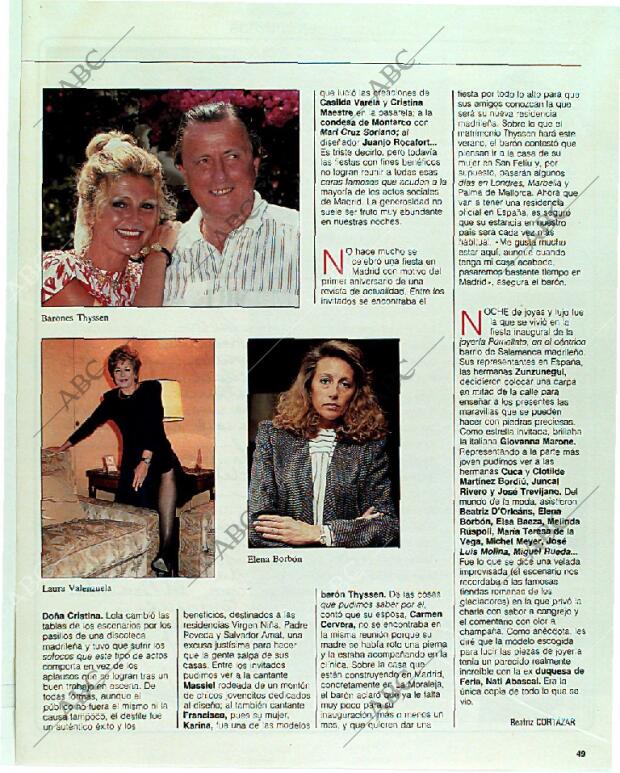 BLANCO Y NEGRO MADRID 28-05-1989 página 49