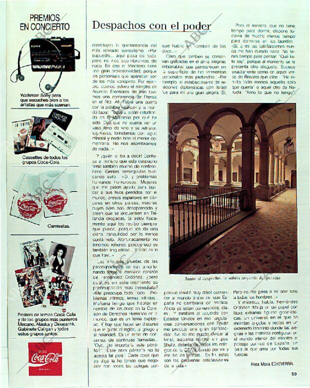 BLANCO Y NEGRO MADRID 28-05-1989 página 59