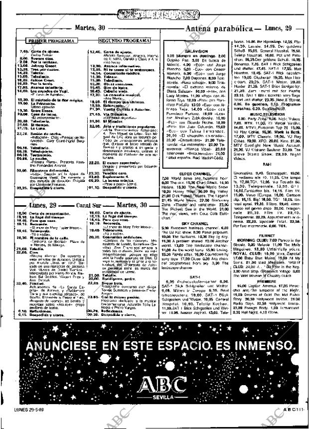 ABC SEVILLA 29-05-1989 página 111