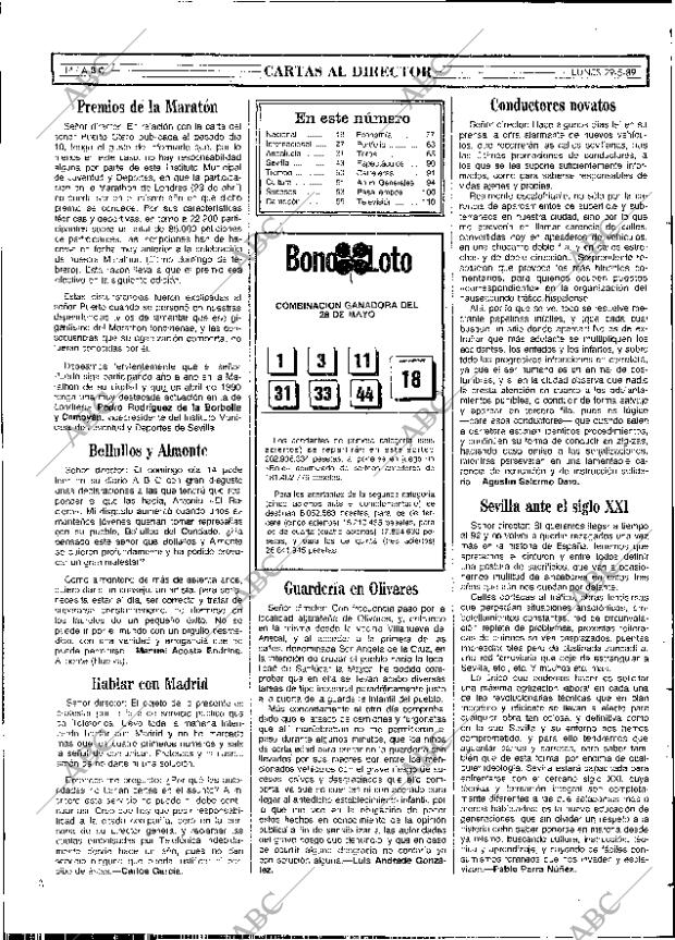 ABC SEVILLA 29-05-1989 página 14