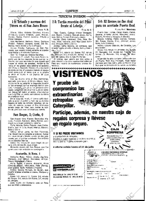 ABC SEVILLA 29-05-1989 página 71