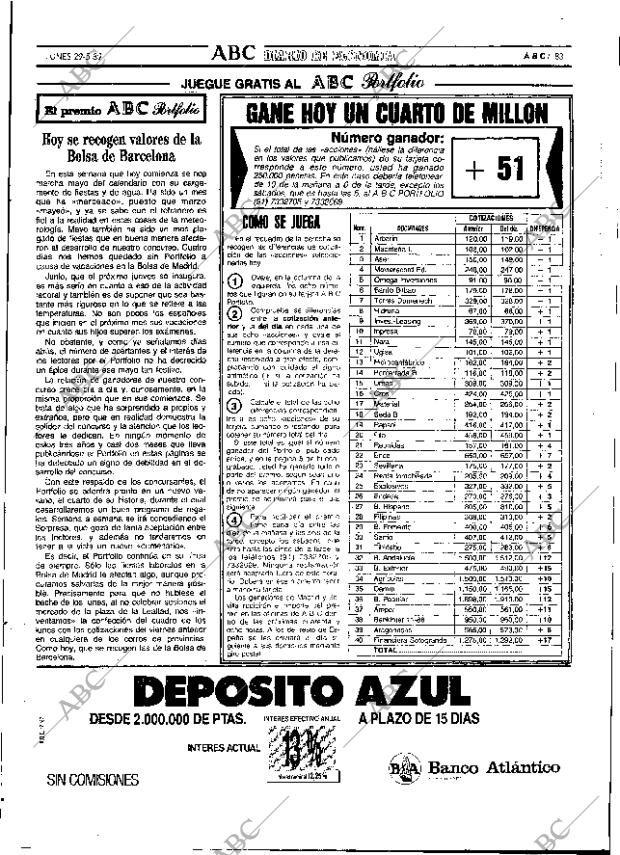 ABC SEVILLA 29-05-1989 página 83