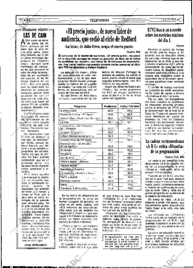ABC SEVILLA 29-05-1989 página 90