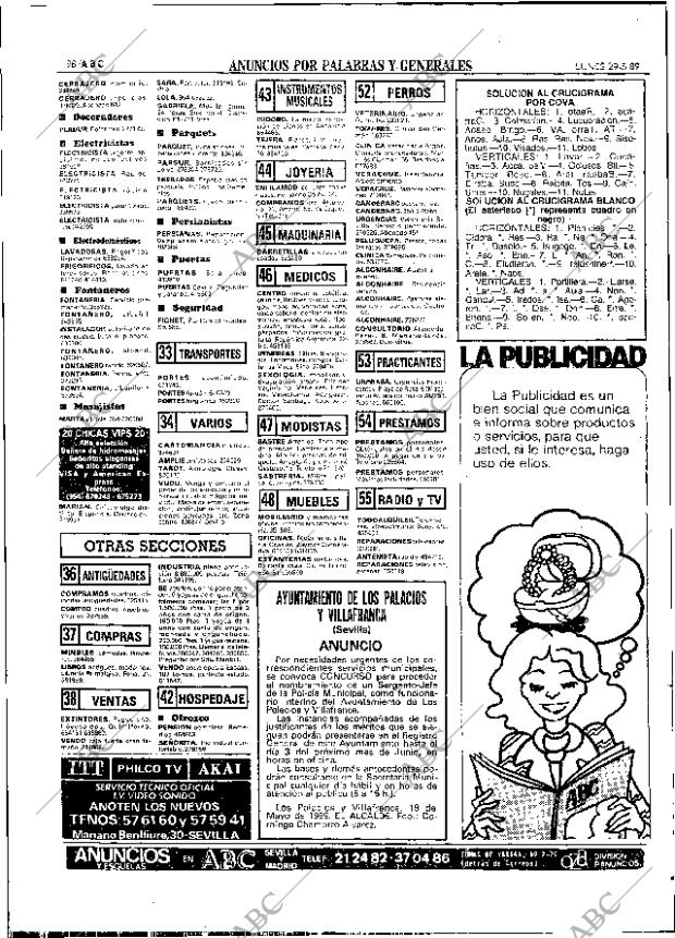 ABC SEVILLA 29-05-1989 página 98