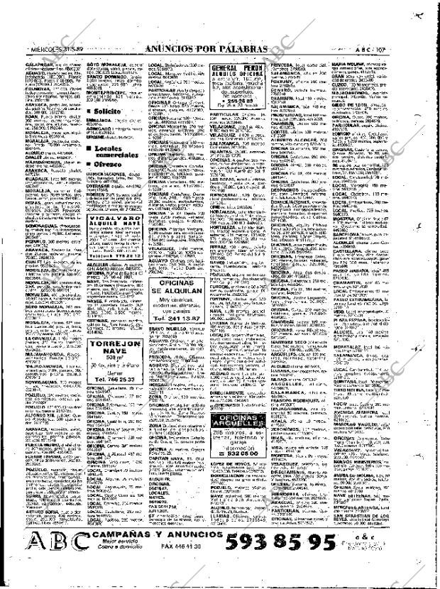 ABC MADRID 31-05-1989 página 107