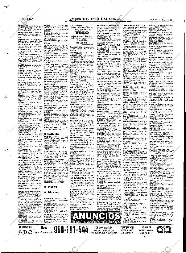 ABC MADRID 31-05-1989 página 108