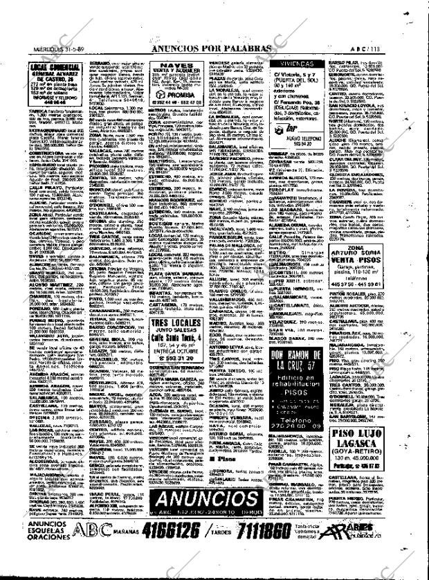 ABC MADRID 31-05-1989 página 113