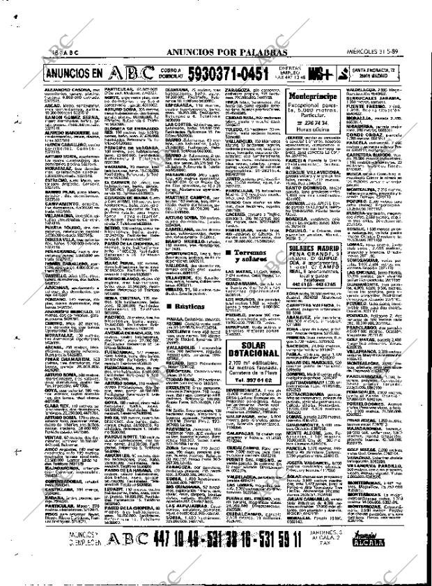 ABC MADRID 31-05-1989 página 118