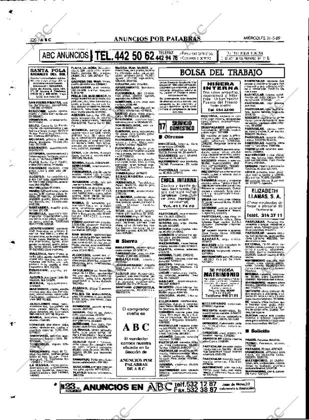 ABC MADRID 31-05-1989 página 120