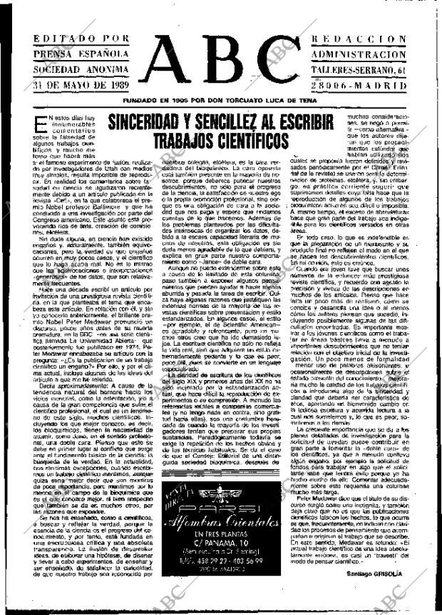 ABC MADRID 31-05-1989 página 3