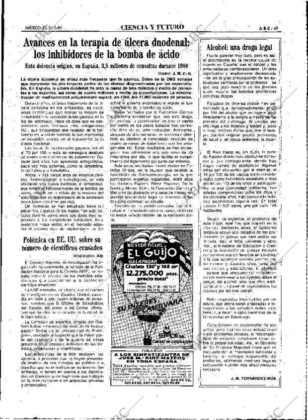 ABC MADRID 31-05-1989 página 49