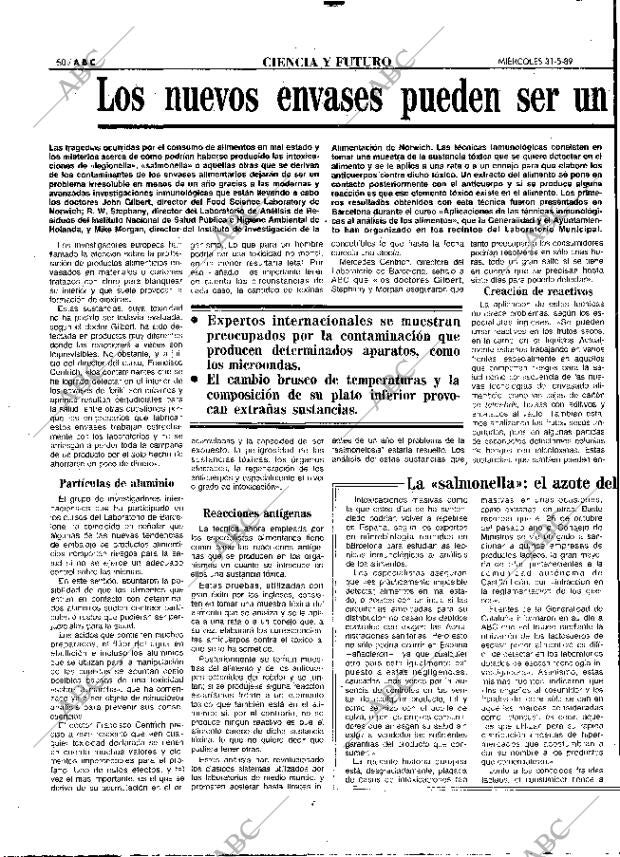 ABC MADRID 31-05-1989 página 50