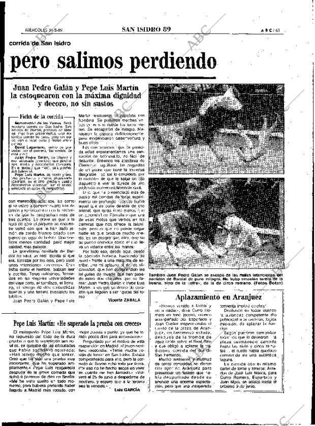ABC MADRID 31-05-1989 página 61