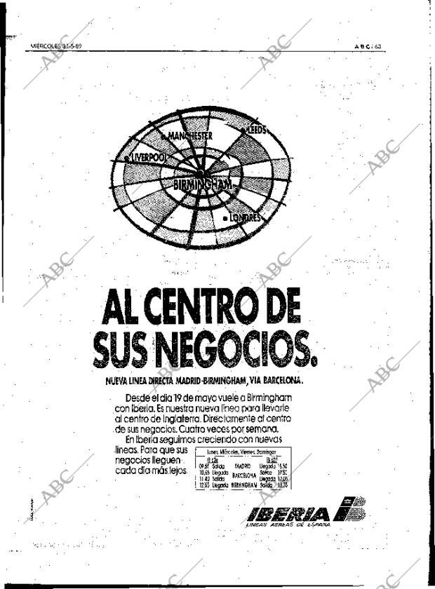 ABC MADRID 31-05-1989 página 63