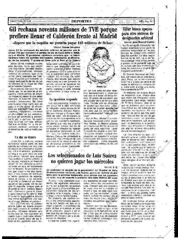 ABC MADRID 31-05-1989 página 83
