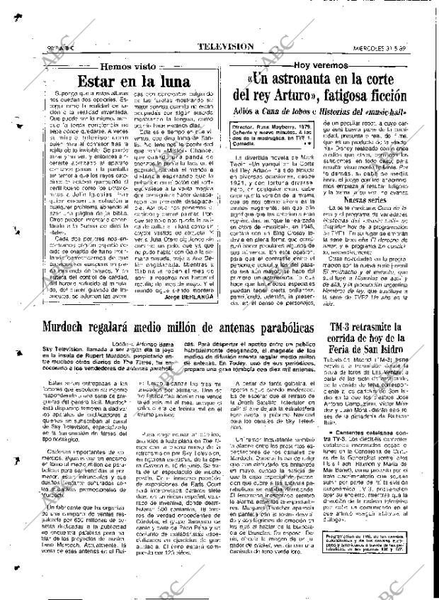 ABC MADRID 31-05-1989 página 90