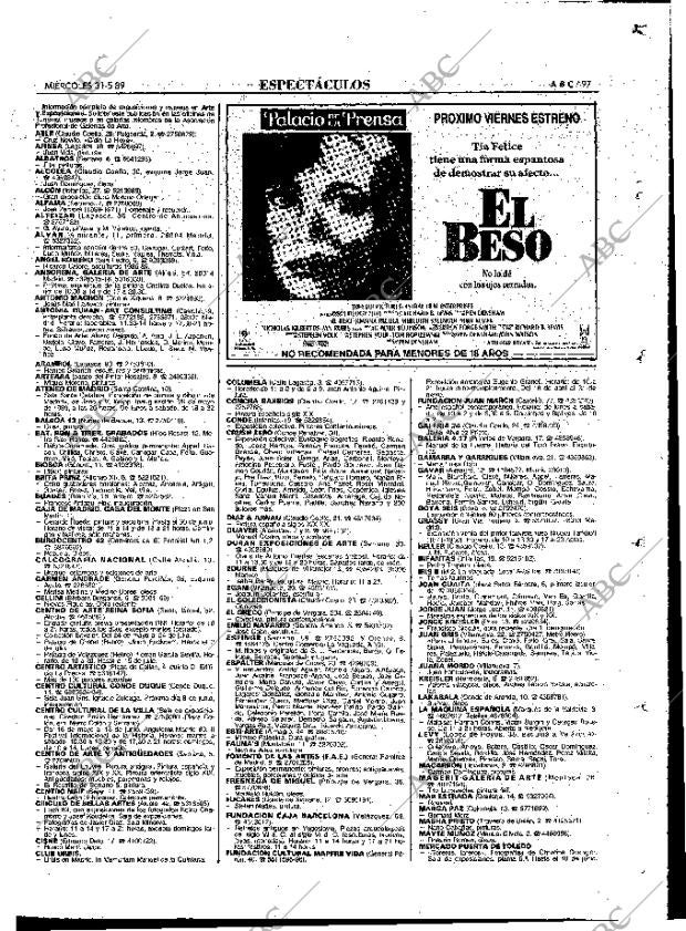 ABC MADRID 31-05-1989 página 97
